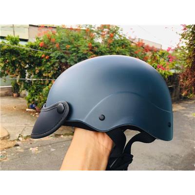 Nón Bảo Hiểm Nữa Đầu Delites Size XL - Màu Xanh Đen