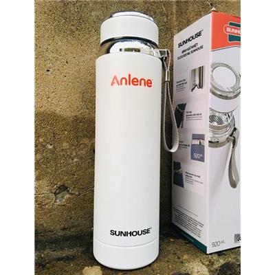 Bình Giữ Nhiệt SUNHOUSE FLEXI 920ml Có Quai Xách - MÀU TRẮNG
