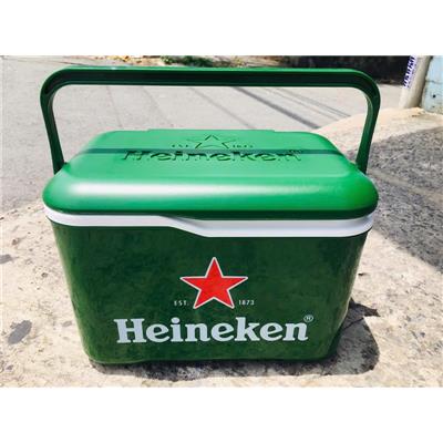 Thùng Đá Chữ Nhật Heineken Hibox 8 Lít Có Quai Xách  Thung Da Chu Nhat Heineken Hibox 8 Lit Co Quai Xach