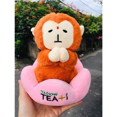 Thú Bông NGỒI THIỀN Tea + Cao 20cm  Thu Bong NGOI THIEN Tea + Cao 20cm