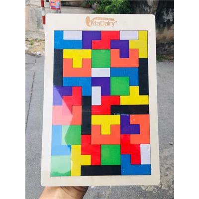 Bảng Xếp Gạch Tetris - Đồ Chơi Xếp Hình Gỗ VITADAIRY Thông Minh Giúp Phát Triển Trí Não Cho Trẻ  Bang Xep Gach Tetris - Do Choi Xep Hinh Go VITADAIRY Thong Minh Giup Phat Trien Tri Nao Cho Tre