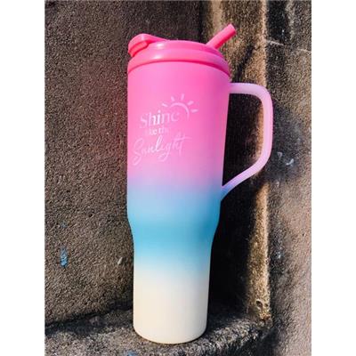 Ly Nước Khổng Lồ Màu Loang Có Quai Cầm 1200ml - Shine Like The Sunlight  Ly Nuoc Khong Lo Mau Loang Co Quai Cam 1200ml - Shine Like The Sunlight