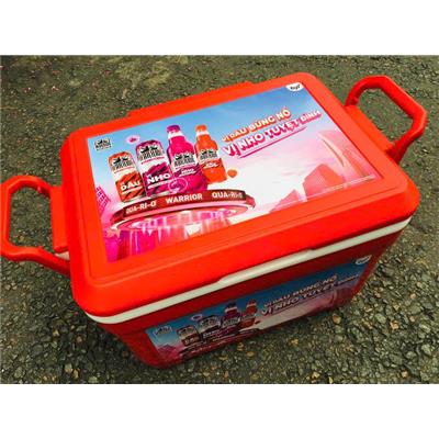 ĐỎ: Thùng Đá HIBOX HIỆP THÀNH 48 Lít Có Vòi Xả, Quai Xách (WARRIOR) + PHỤ PHÍ 30 NGÀN
