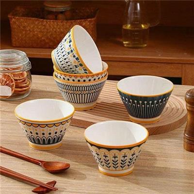 MỘT HỘP: Hộp 2 CHÉN Sứ NÓN Decor (Mac Cereal)