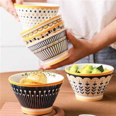 COMBO 5 HỘP: Hộp 2 CHÉN Sứ NÓN Decor (Mac Cereal)