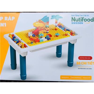 Đồ Chơi BÀN LẮP RÁP LEGO 2IN1 88 Chi Tiết (Nutifodd)