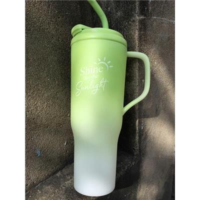 LY NƯỚC KHỔNG LỒ MÀU XANH Có Quai Cầm 1200ml - SHINE LIKE THE SUNLIGHT