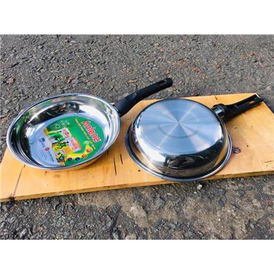 CHẢO INOX HT COOK 1 Đáy SIZE 20 CM (Anlene TAY CẦM NHỰA)