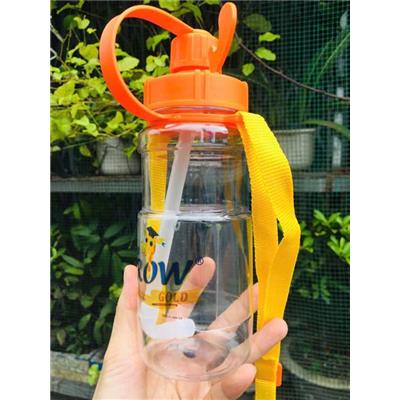 Bình Nước Học Sinh Có Dây Đeo Hình Huơu MÀU CAM (Grow)  Binh Nuoc Hoc Sinh Co Day Deo Hinh Huou MAU CAM (Grow)