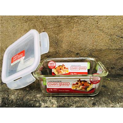 Hộp THỦY TINH CHỮ NHẬT 420ml LocknLock LLG423PG