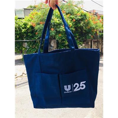 Túi Xách Thời Trang Size Lớn U Màu Xanh Đen
