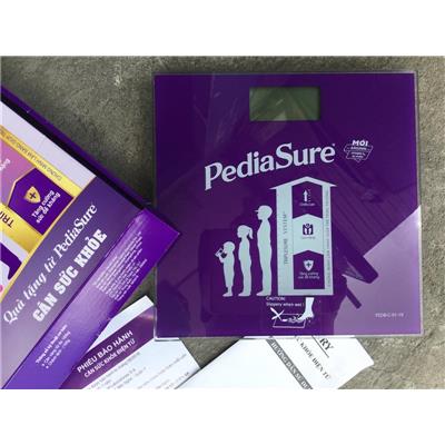 Cân Điện Tử PediaSure Mặt Kính Cường Lực - Tặng Kèm Pin  Can Dien Tu PediaSure Mat Kinh Cuong Luc - Tang Kem Pin