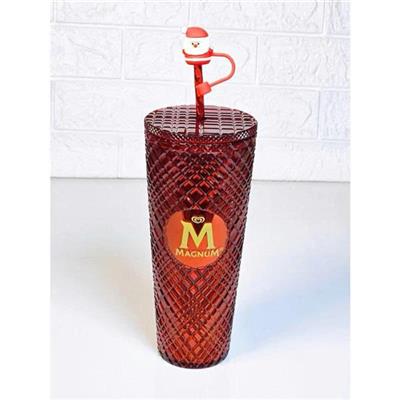 Ly Magnum 2 Lớp MÀU ĐỎ Size Lớn 700ml  Ly Magnum 2 Lop MAU DO Size Lon 700ml