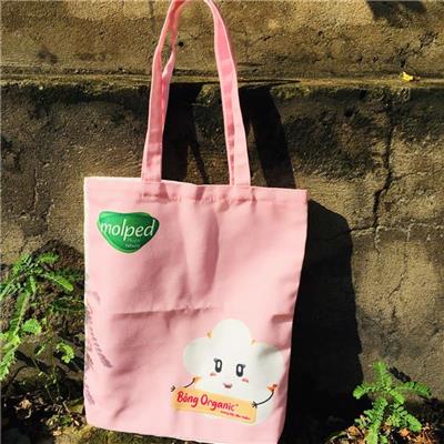 Túi Tote MOLPED Màu TRẮNG HỒNG  Tui Tote MOLPED Mau TRANG HONG