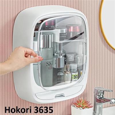 IVORY: Tủ Đựng Mĩ Phẩm Dán Tường Đa Năng Hokori 3635 - Kt: (28 x 10 x 34) cm