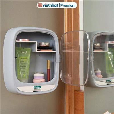 XANH: Tủ Đựng Mĩ Phẩm Dán Tường Đa Năng Hokori 3635
