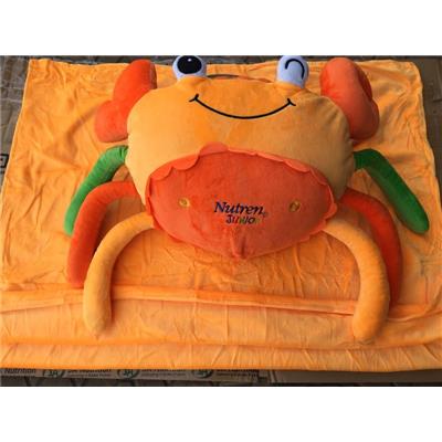 Bộ Mền + Gối CON CUA 2 Trong 1 Xếp Gọn