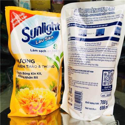 TÚI Nước Lau Sàn Sunlight Làm Sạch An Toàn Hương Thiên Thảo Và Thông 700G