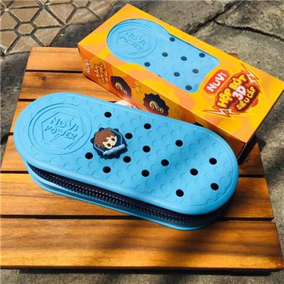 HỘP BÚT NUVI 3D SIÊU CẤP Kèm Huy Hiệu - XANH ẤN TƯỢNG