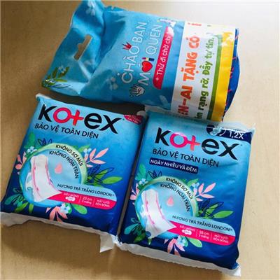 MỘT GÓI Băng Vệ Sinh Kotex BẢO VỆ TOÀN DIỆN 2 LOẠI