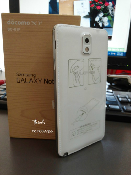 Ban Samsung Galaxy Note 3 Docomo Moi Fullbox Nguyen Hop