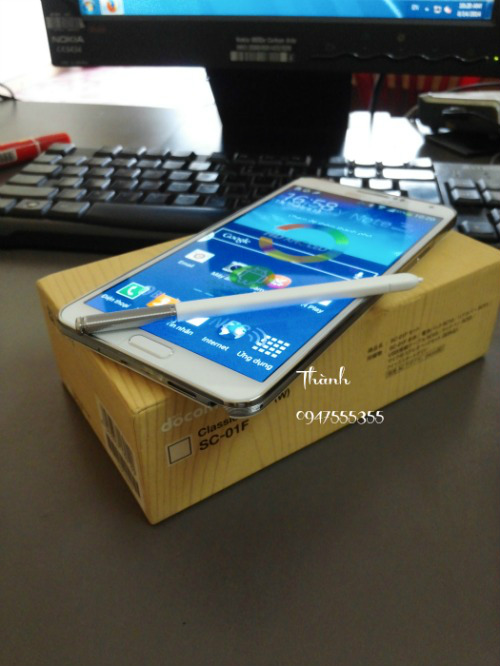 Ban Samsung Galaxy Note 3 Docomo Moi Fullbox Nguyen Hop