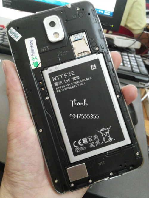 Ban Samsung Galaxy Note 3 Docomo Moi Fullbox Nguyen Hop