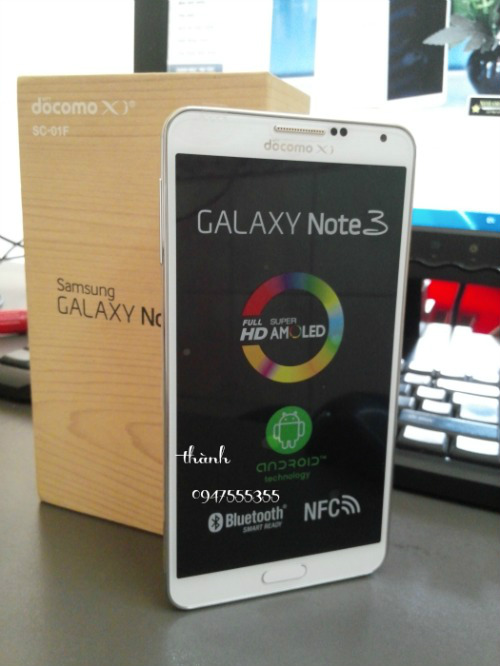 Ban Samsung Galaxy Note 3 Docomo Moi Fullbox Nguyen Hop