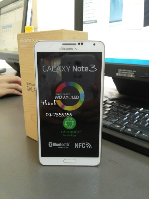 Ban Samsung Galaxy Note 3 Docomo Moi Fullbox Nguyen Hop