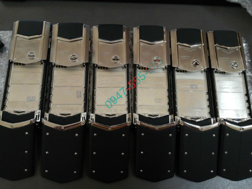 Vertu Signature S White_Rose Gold_Chocolate Gold Vertu Ti Cam Ung