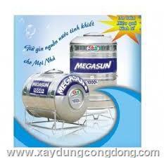 Bồn nước Megasun,Bồn nước inox Megasun