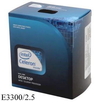 Celeron Dual Core-E3300 (2.5Ghz) - Box