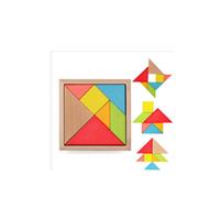 Bộ ghép hình gỗ tangram - hình tam giác, giúp bé thỏa sức sáng tạo cùng các hình khối